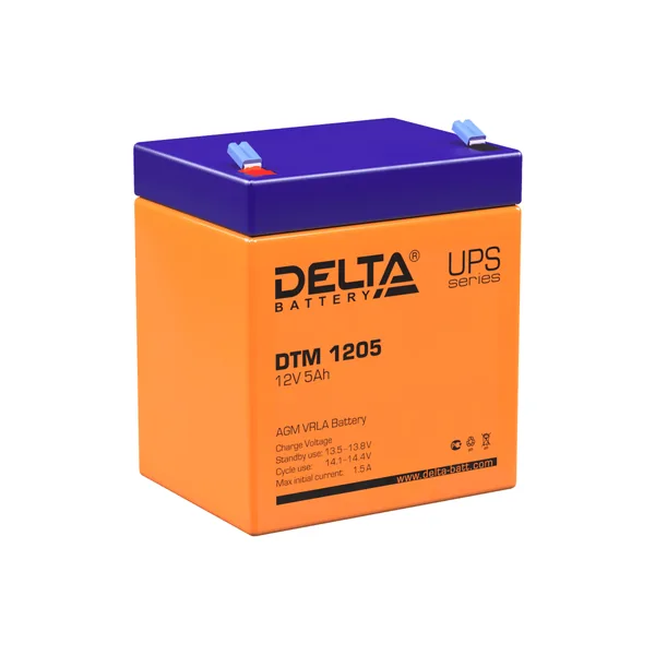 Аккумулятор DELTA 5 Ач, 90x70x107
