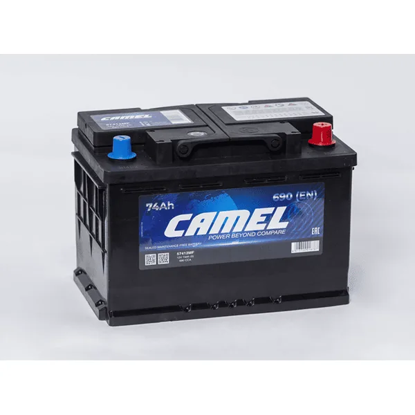 Аккумулятор CAMEL 74 Ач 690 А (EN), обратная полярность, LN3