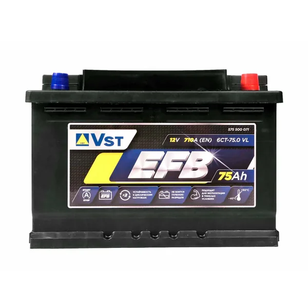 Аккумулятор VST EFB 75Ah euro EN710
