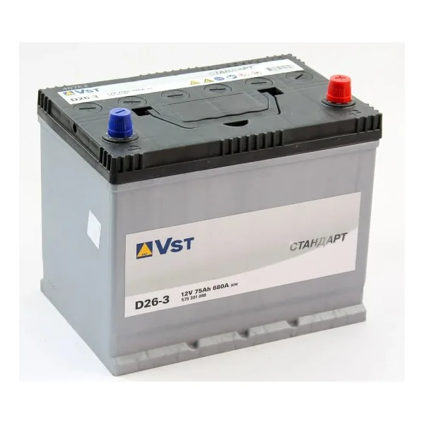Аккумулятор VST VST ASIA 75 Ач 680 А (EN), обратная полярность, BCI-35
