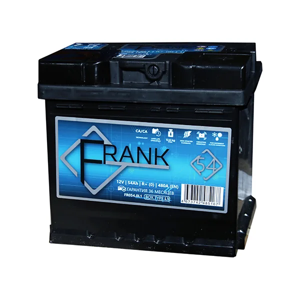 Аккумулятор FRANK 54 Ач 480 А (EN), обратная полярность, LN1
