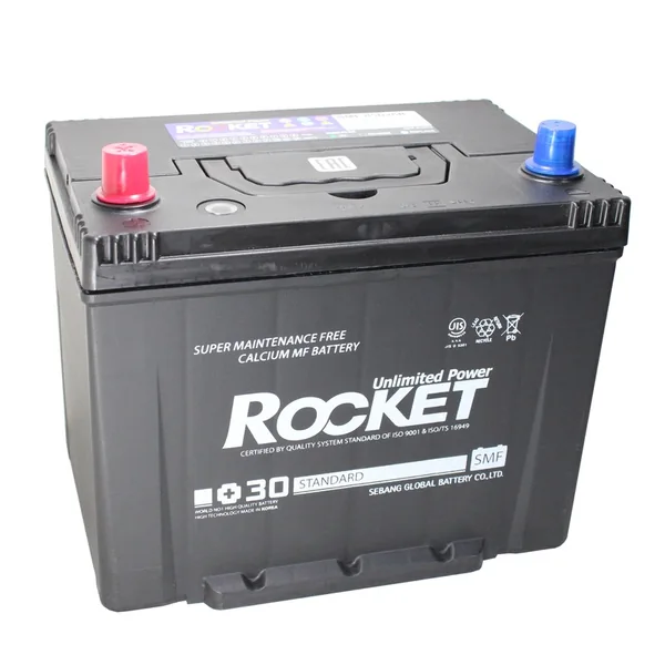 Аккумулятор ROCKET 80 Ач 670 А (SAE), прямая полярность, D26
