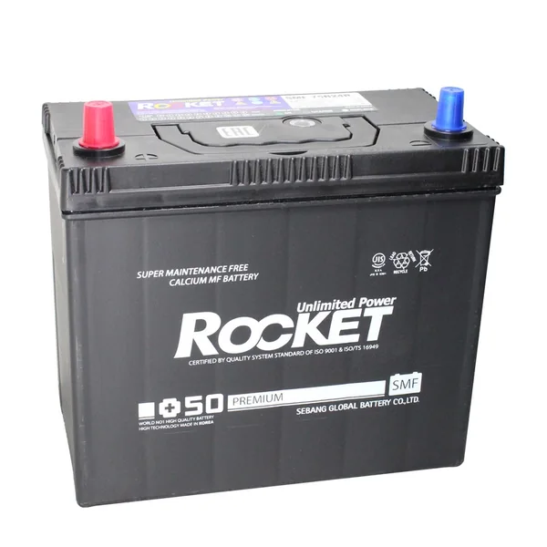 Аккумулятор ROCKET 55 Ач 520 А (EN), прямая полярность, B24