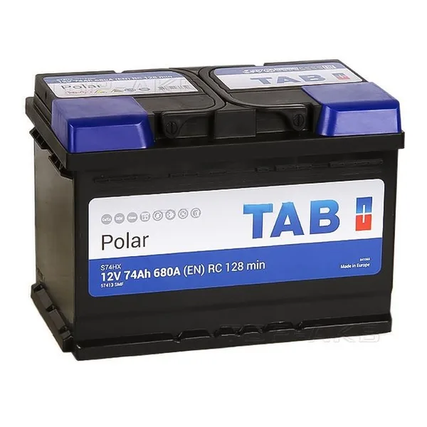 Аккумулятор TAB Polar 74 Ач 680 А (EN), прямая полярность, LN3