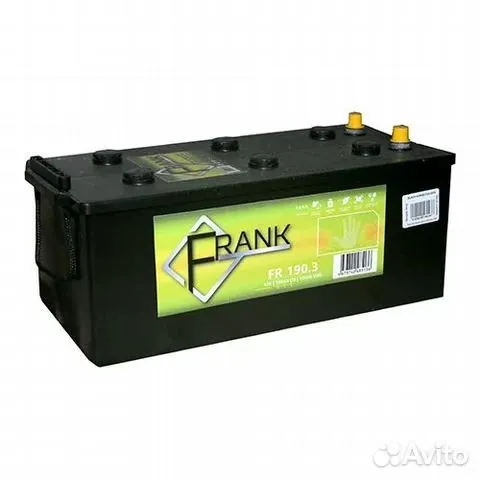 Аккумулятор FRANK 190 Ач 1250 А (EN), прямая полярность, 6ST-190