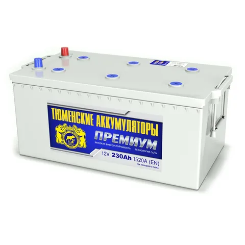 Аккумулятор ТЮМЕНСКИЕ АККУМУЛЯТОРЫ Premium 230 Ач 1520 А (EN), обратная полярность, 6ST-232