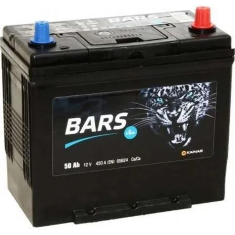 Аккумулятор BARS Asia 50 Ач 450 А (EN), обратная полярность, B24