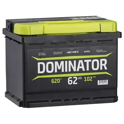 Аккумулятор DOMINATOR 65 Ач 630 А (EN), прямая полярность, LN2