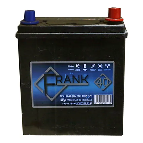 Аккумулятор FRANK 40 Ач 330 А (EN), обратная полярность, B19