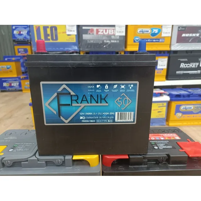 Аккумулятор FRANK Asia 50 Ач 450 А (EN), прямая полярность, B24