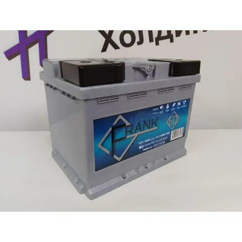 Аккумулятор FRANK 60 Ач 600 А (EN), прямая полярность, LN2