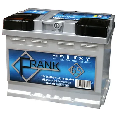 Аккумулятор FRANK 65 Ач 650 А (EN), обратная полярность, LBN2