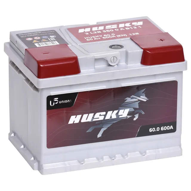Аккумулятор HUSKY 60 Ач 600 А (EN), обратная полярность, LBN2