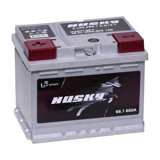 Аккумулятор HUSKY 66 Ач 660 А (EN), прямая полярность, LN2