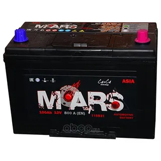 Аккумулятор MARS 100 Ач 800 А (EN), обратная полярность, D31