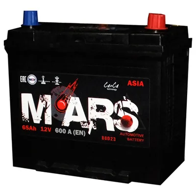 Аккумулятор MARS 65 Ач 600 А (EN), обратная полярность, D23