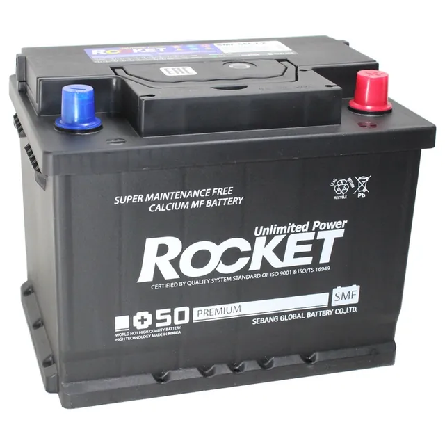 Аккумулятор ROCKET 66 Ач 580 А (EN), обратная полярность, LN2