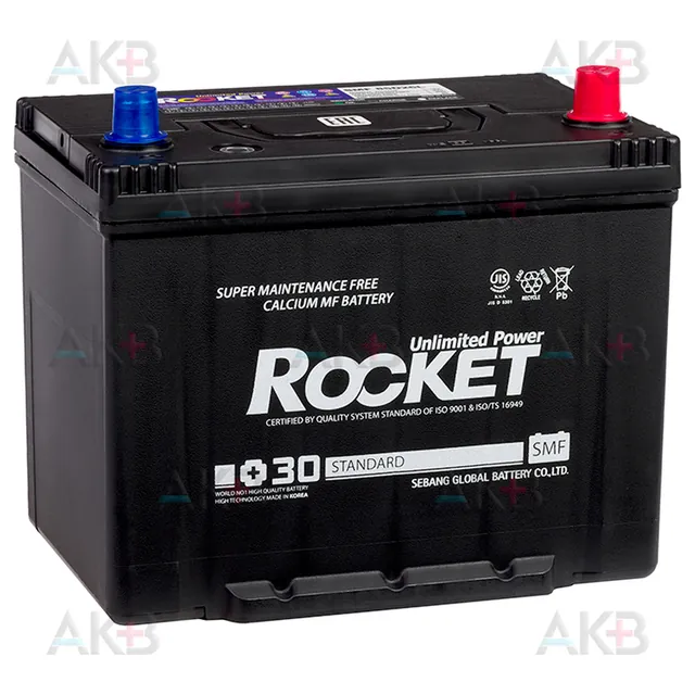 Аккумулятор ROCKET 85 Ач 710 А (SAE), обратная полярность, D26