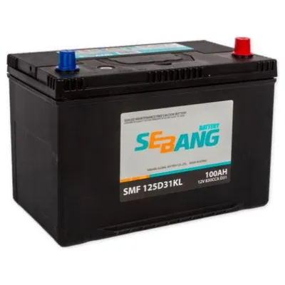 Аккумулятор SEBANG 100 Ач 830 А (EN), обратная полярность, D31