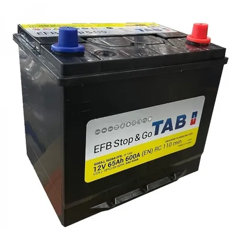 Аккумулятор TAB EFB Stop&Go 65 Ач 600 А (EN), обратная полярность, D23
