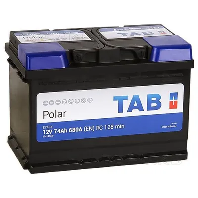 Аккумулятор TAB Polar 74 Ач 680 А (EN), прямая полярность, LN3