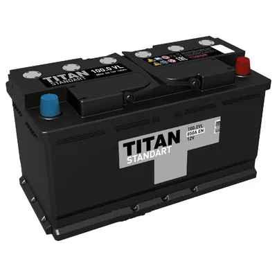 Аккумулятор TITAN STANDART 100 Ач 820 А (EN), прямая полярность, LN4