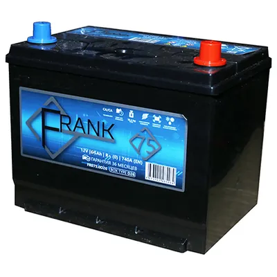 Аккумулятор FRANK FR0650D23 65 Ач 650 А (EN), обратная полярность