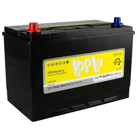 Аккумулятор Topla EFB Stop&Go Asia 105 Ач 900 А (EN), прямая полярность, D31