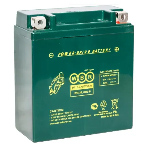 Аккумулятор WBR MT12-5-A 5 Ач 70 А (EN), обратная полярность, YB5L-B